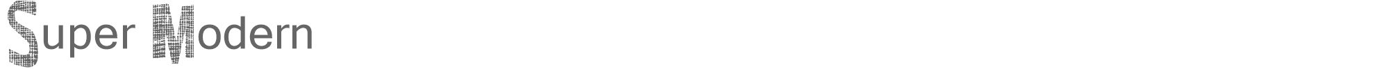 Super Modern black Super Modern.ttf font preview